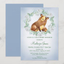 Recherche de ours bleu invitations Baby