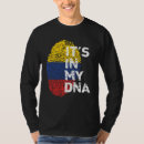Recherche de fierté colombienne tshirts Patrimoine