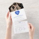 Recherche de saphir mariage invitations Bleu
