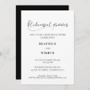 Recherche de dîner romantique invitations Minimaliste