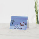 Recherche de de bonhomme de neige remerciements cartes Aquarelle