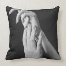 Recherche de doigt coussins Noir et blanc