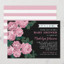 Recherche de naissance noire rose de bébé invitations Pour elle