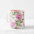 Recherche de pivoine tasses Fleurs roses