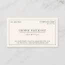 Recherche de outre du blanc cartes visite Simple
