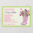 Recherche de bottes de pluie invitations Fleurs