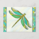 Recherche de libellule cartes postales Pastel