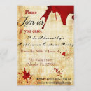 Recherche de sanglant invitations Bloody
