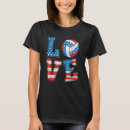 Recherche de volleyball usa tshirts Drapeau