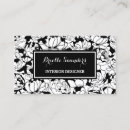 Recherche de fille florale cartes visite Customer