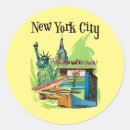 Recherche de new york retro autocollants Construction de l'empire