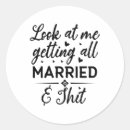 Zoek naar bezet stickers Minimalistische bruidegom
