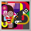 Zoek naar twee gezichten posters Kunst