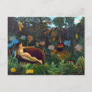 Recherche de reve cartes postales Henri rousseau