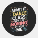 Recherche de danse classique autocollants Drôle