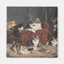 Recherche de chat vintage magnets Rouge