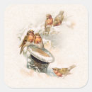 Zoek naar nostalgische stickers Kerstmis