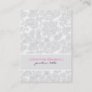 Recherche de embossé cartes visite Floral