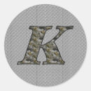 Recherche de monogramme k autocollants Blanc