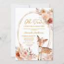 Recherche de oh deer baby shower invitations Floral