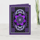 Recherche de mandala anniversaire cartes Violet