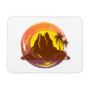 Recherche de palmiers tropicaux magnets Coucher de soleil