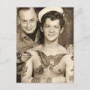 Recherche de tatouage marin cartes postales Vintage