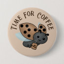 Recherche de café chaud badges Mignon