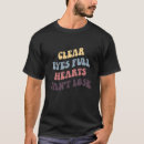 Zoek naar hart ogen tshirts Citaat