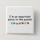 Zoek naar puzzel buttons Autistisch