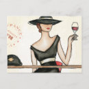 Zoek naar wijnglas briefkaarten Rood