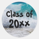 Recherche de vagues bleues autocollants Océan