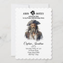 Recherche de pirate de jolly roger invitations Aquarelle