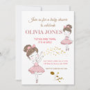 Recherche de tutu de ballerine invitations Rose
