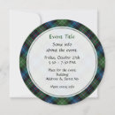Recherche de clan tartan invitations Écossais