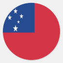 Recherche de drapeau du samoa autocollants Océanie