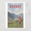Recherche de la norvège cartes postales Vintage