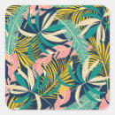 Recherche de feuille tropical autocollants Motif