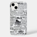 Recherche de vieux journal iphone coques Rétro