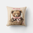 Recherche de ours brun coussins Vintage