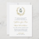 Recherche de tradition invitations Monogramme