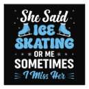 Zoek naar ijs schaatsen posters Kunstschaatser