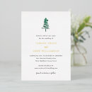 Zoek naar pine tree wedding uitnodigingen Waterverf