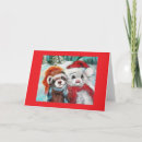 Recherche de furets vœux cartes Hiver