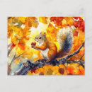 Recherche de peinture d arbre automne cartes postales Aquarelle