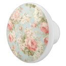 Recherche de fleurs blanches boutons et poignées de porte Vintage