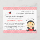 Recherche de coccinelle rose invitations Fête de naissance