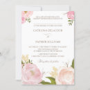 Recherche de florales vintages de mariage invitations Rose