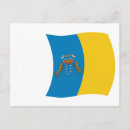 Recherche de les îles canaries cartes postales Drapeau