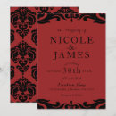 Recherche de damassée invitations Gothique